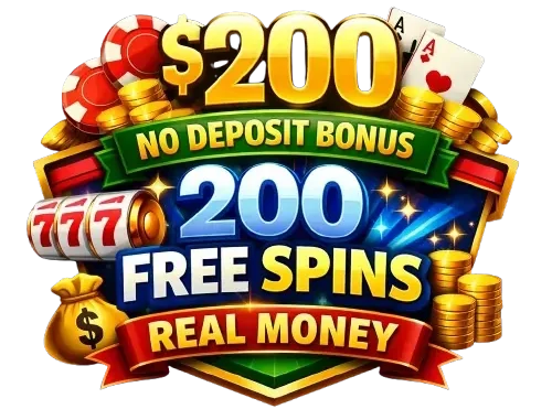 200 no deposit bonus LOGO