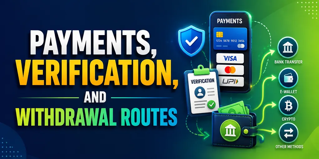 Payments, Verification, And Withdrawal Routes